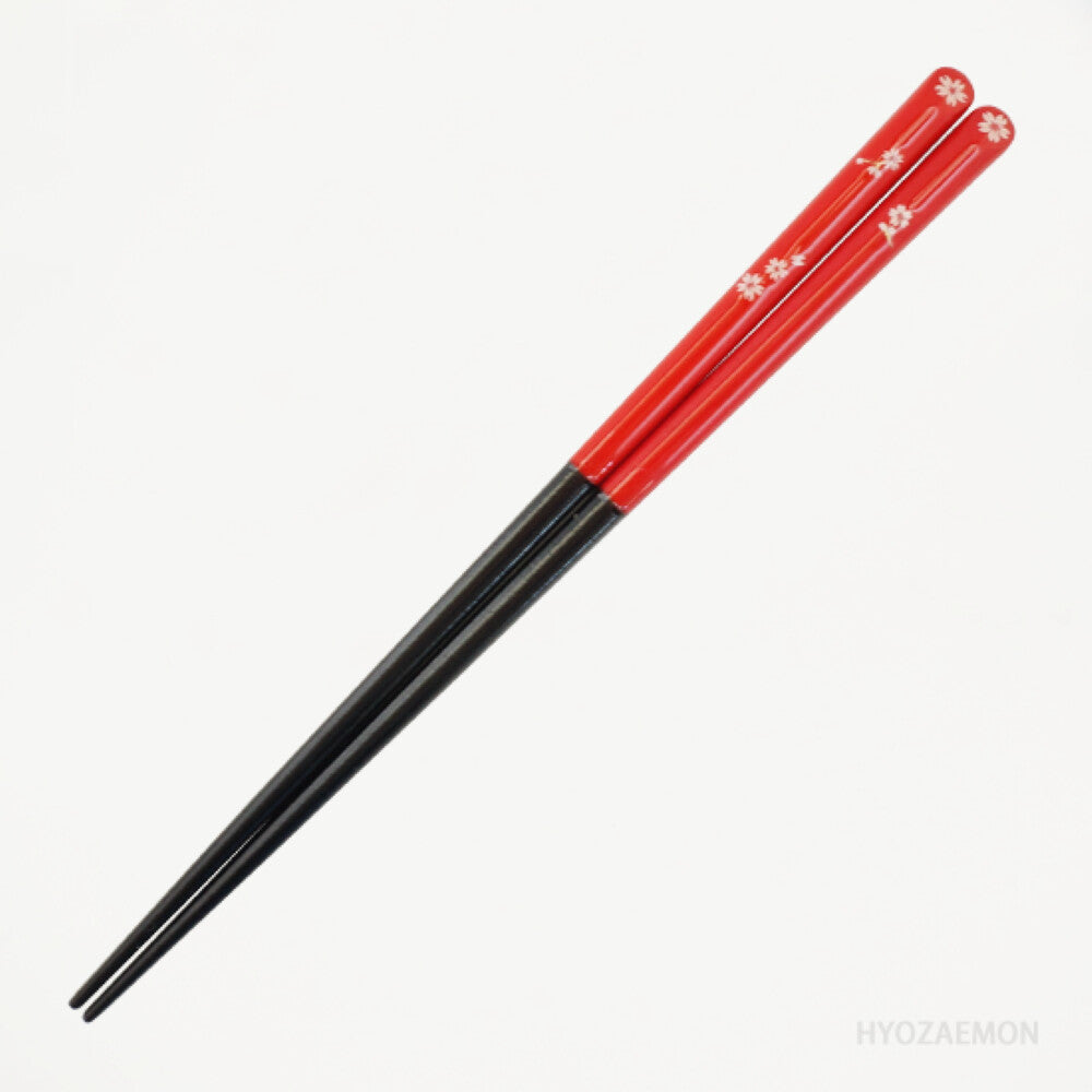 Hyozaemon Hajimari no Yokan Chopsticks for Girls Red Medium 21.5cm