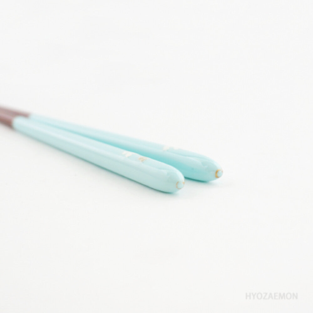 Hyozaemon Mahou no Kotoba Chopsticks for Girls Light Blue Small 18cm