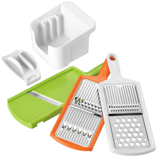 Shimomura Fullvege Slicer and Grater Set with Storage Stand FV-673