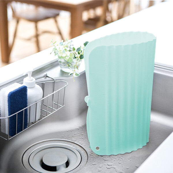 Richell Cherie Standing Dry Silicone Sink Mat M Mint Blue