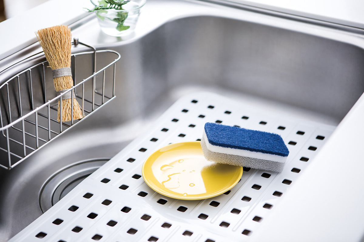 Richell Sherry Jumbo Sink Mat White 66.5x33.5cm