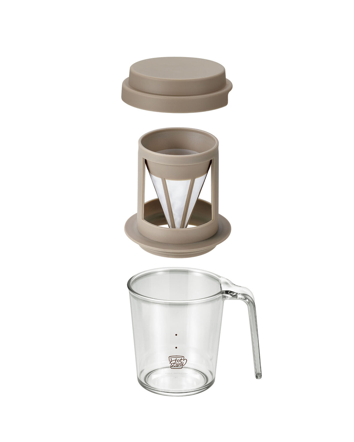Shimomura Hot Stand Filterless Coffee Dripper and Cup Set HS-602