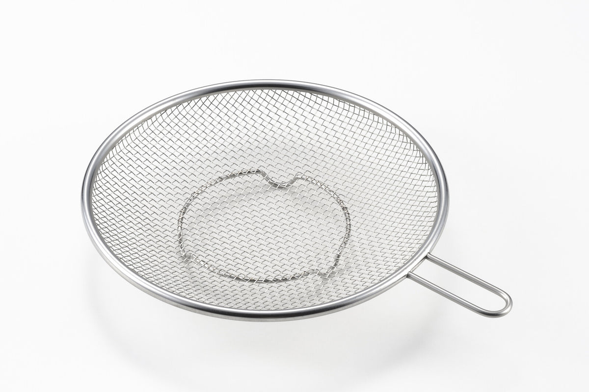 Yoshikawa Stainless Steel Flat Strainer Colander 22cm SJ3600