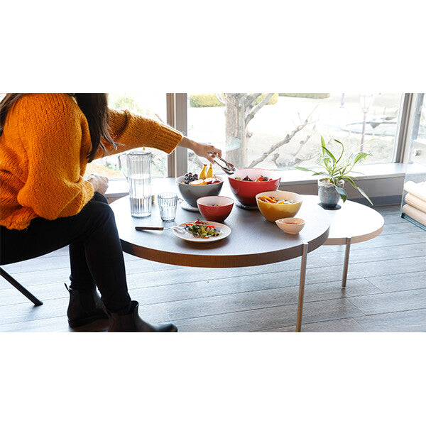 CB Japan Atomico Heat-Resistant Microwave Bowl 14cm Tomato