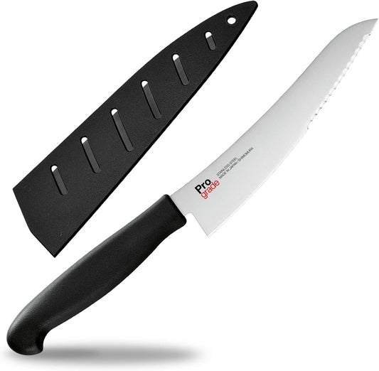 Shimomura Pro Grade Hot Sandwich Bread Knife with Sheath PG-106