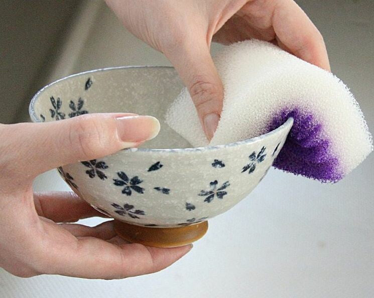 Aisen GIZA Jagged Kitchen Sponge Purple KGZ01