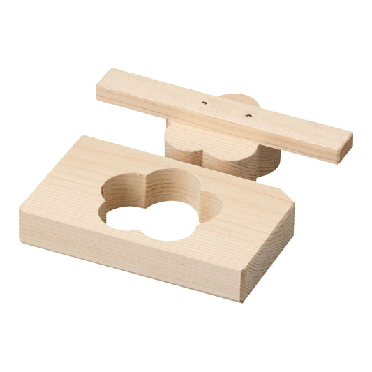 Yamako Hinoki Rice Shaper Plum Shape 8.8x3cm 06207