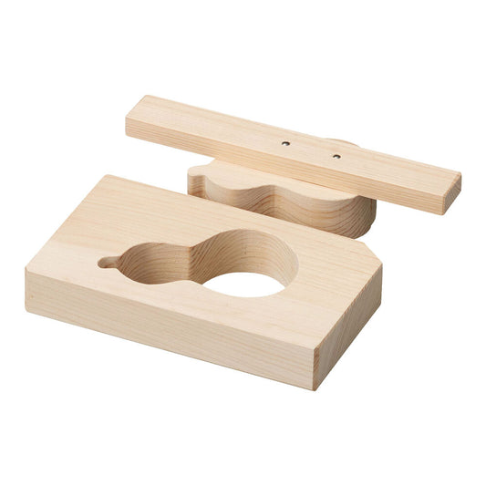 Yamako Hinoki Rice Shaper Gourd Shape 10.8x6.7x3cm 6204