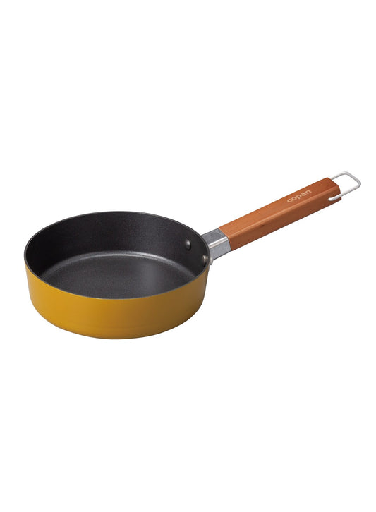 CB Japan IH-Compatible Mini Frying Pan 16cm Mustard