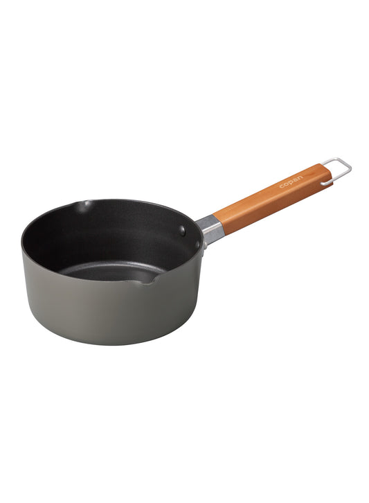 CB Japan IH-Compatible Mini Milk Pan 16cm Ash Gray