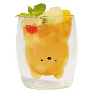 CB Japan Heat-Resistant Double Wall Glass Dog