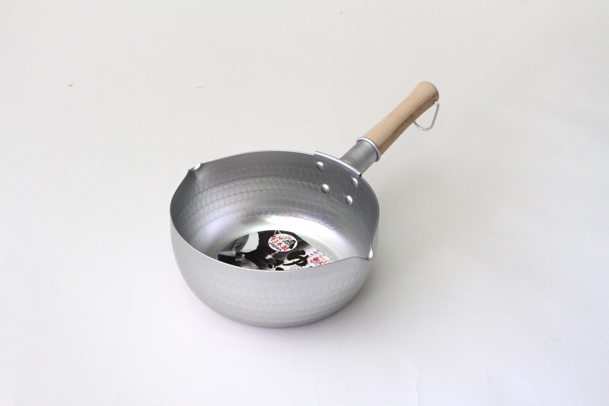 Taniguchi Metal Silver Wave Yukihira Pot 20cm