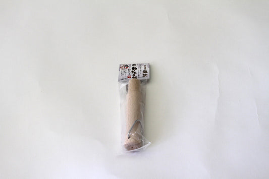 Taniguchi Metal Silver Wave Replacement Wood Handle for 16-20cm Pot