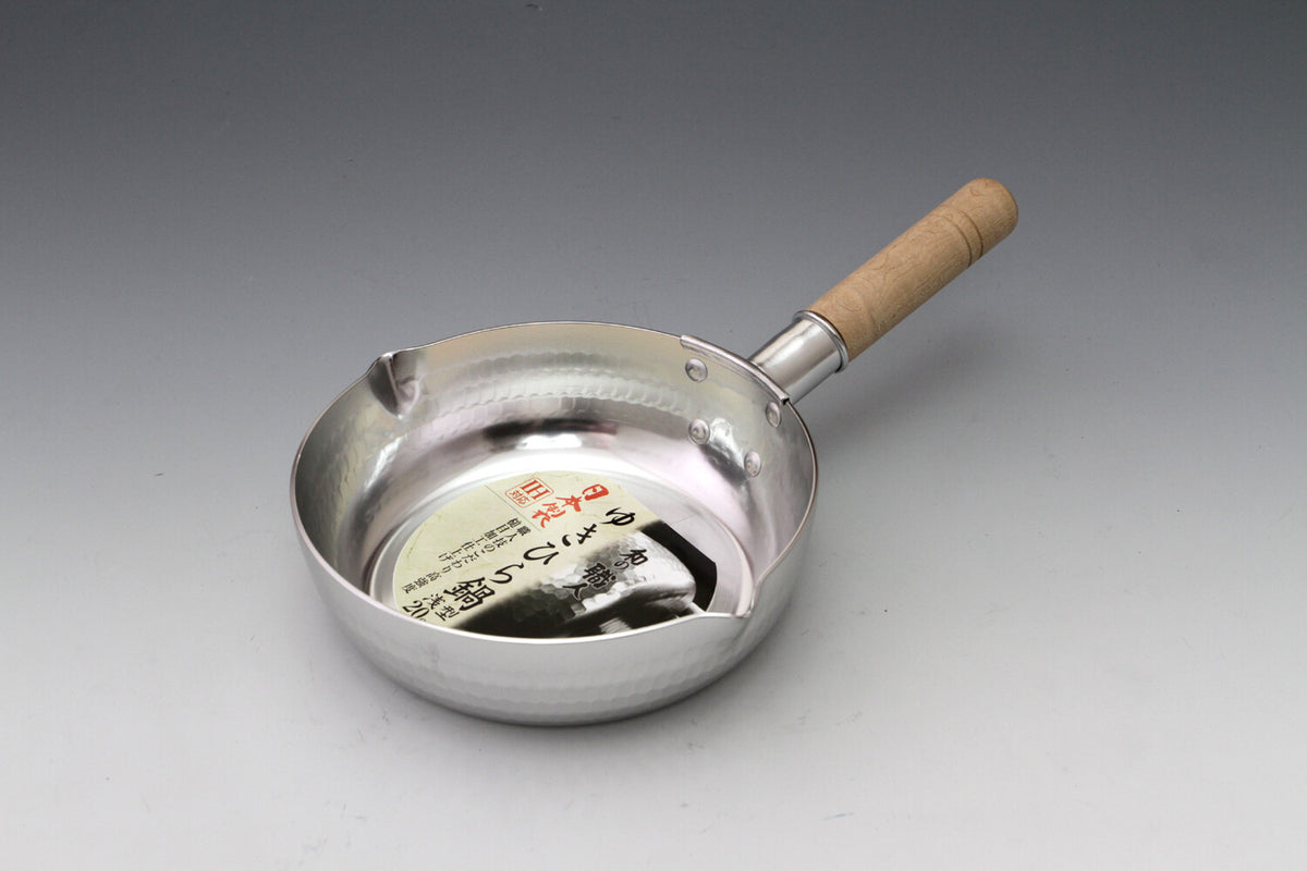 Taniguchi Metal IH Compatible Shallow Yukihira Pot 20cm