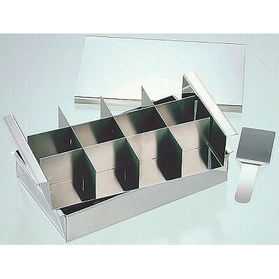 Wahei Freiz L-Type Agar Jelly Mold 12 Cavity Stainless Steel C-002