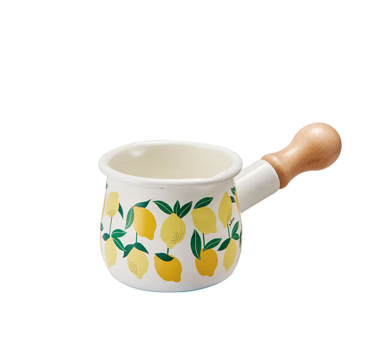 Plune Enamel Mini Milk Pan Lemon TYJ-732