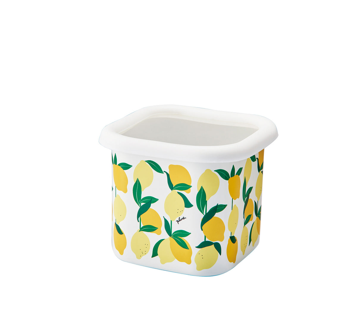 Plune Enamel Cube Stocker S Lemon PCS-303