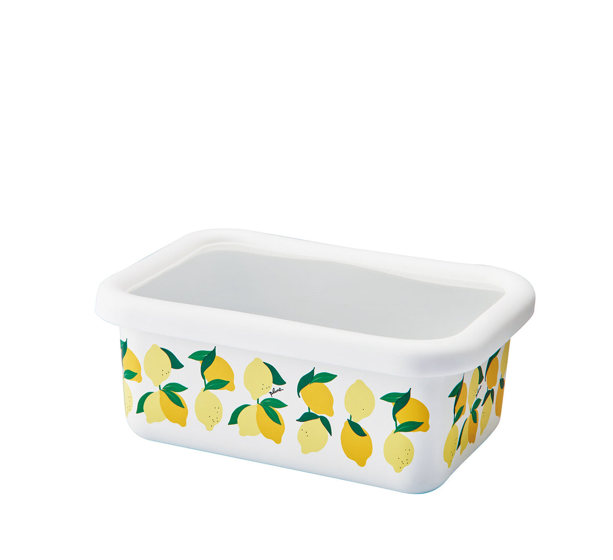 Plune Enamel Rectangle Stocker M Lemon PRS-503