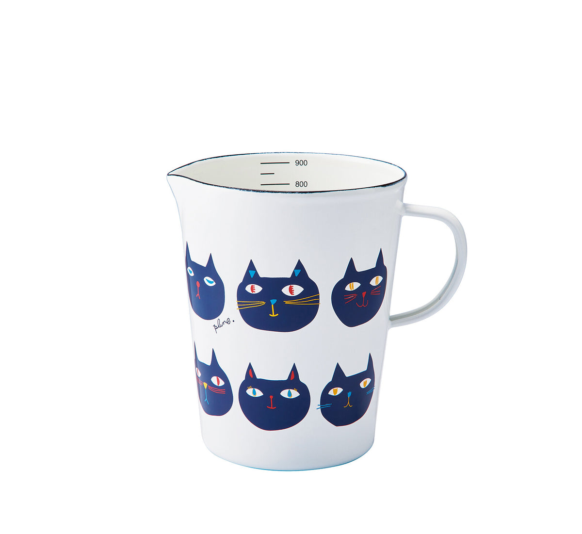 Plune Enamel Measuring Cup L 930ml Mimi Kokomomo PMC-702