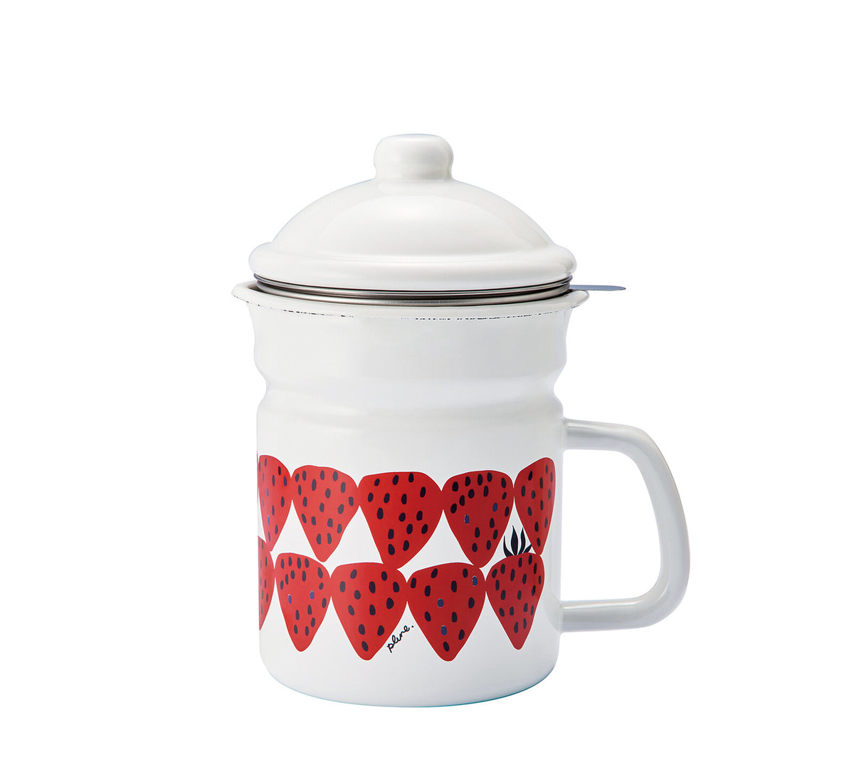 Plune Enamel Oil Pot Akaichigo POP-901