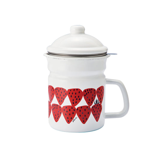 Plune Enamel Oil Pot Akaichigo POP-901