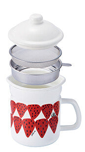 Plune Enamel Oil Pot