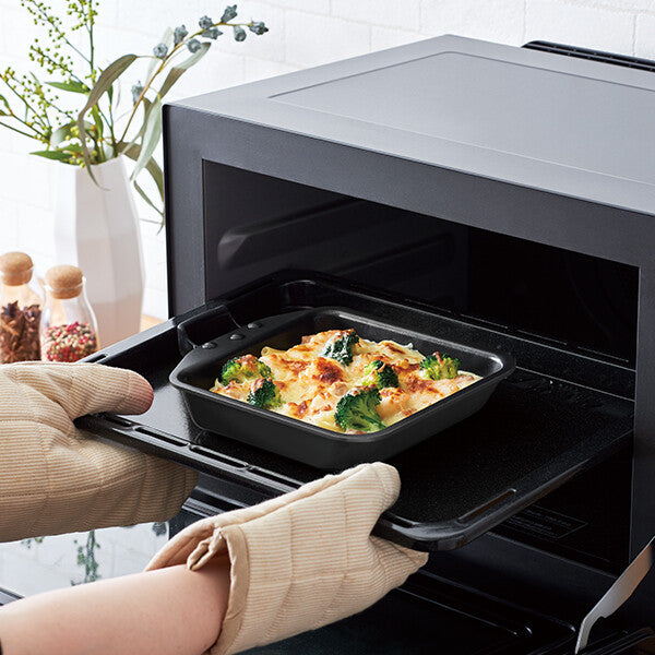 Thermos Durable Tamagoyaki Pan with Removable Handle Black KEA-015