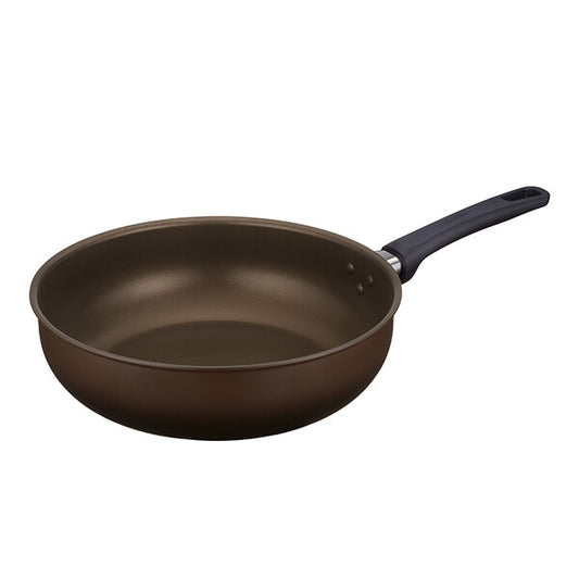 Thermos Durable Series Stir-Fry Pan 28cm Dark Brown KFL-028D