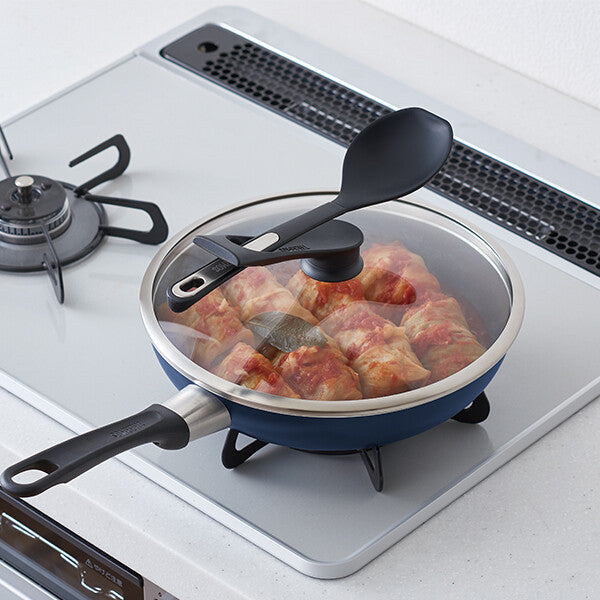 Thermos Stand-Up Glass Lid for 26cm Pan Black KLH-026