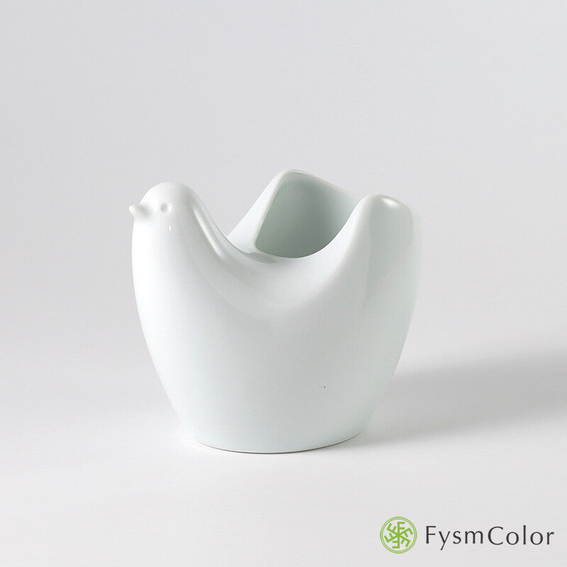 Hakusan Porcelain Hasami-Yaki Kokko Bird-Shaped Free Stand