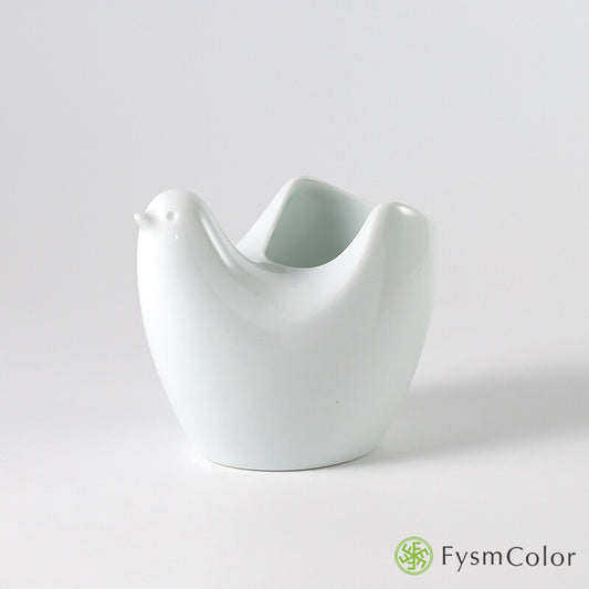 Hakusan Porcelain Hasami-Yaki Kokko Bird-Shaped Free Stand