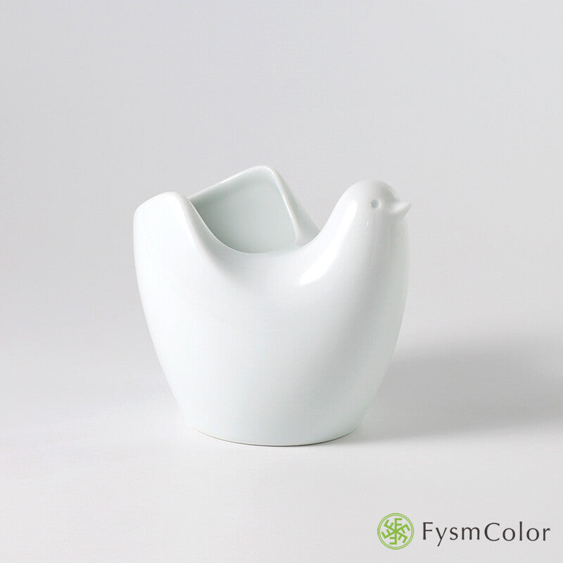 Hakusan Porcelain Hasami-Yaki Kokko Bird-Shaped Free Stand