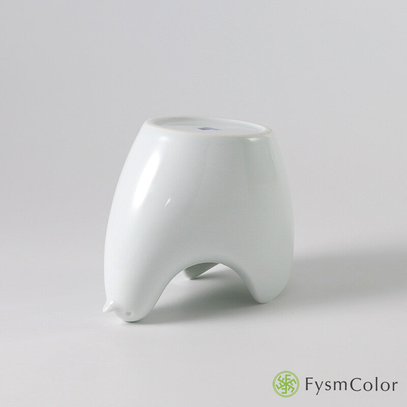 Hakusan Porcelain Hasami-Yaki Kokko Bird-Shaped Free Stand