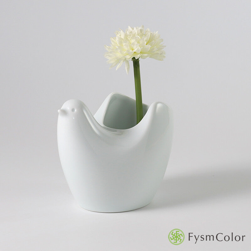 Hakusan Porcelain Hasami-Yaki Kokko Bird-Shaped Free Stand