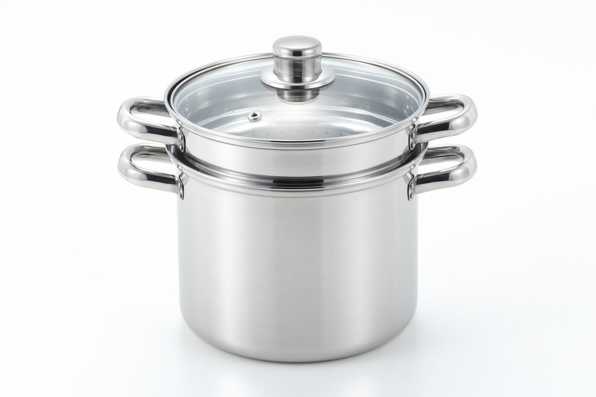 Yoshikawa Tuscany Pasta Pot with Glass Lid SJ3620