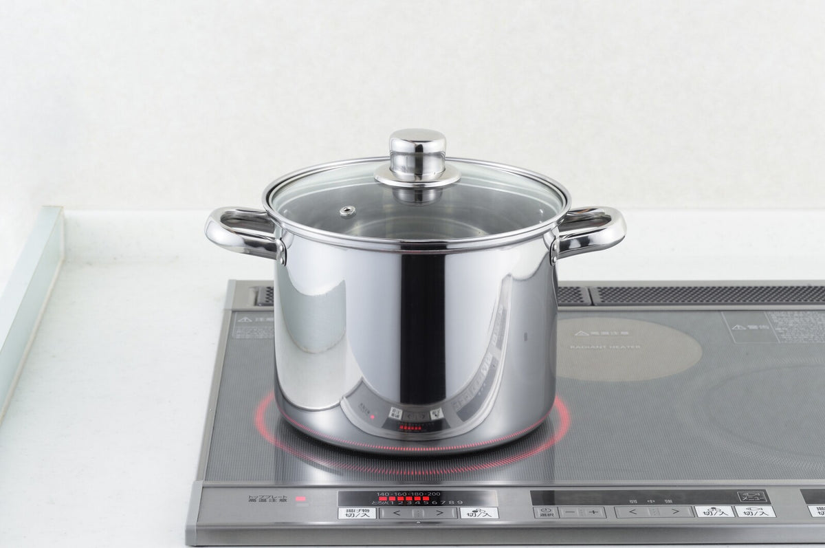 Yoshikawa Tuscany Pasta Pot with Glass Lid SJ3620