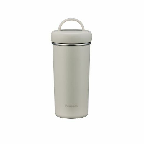 Peacock Vacuum Insulated Tumbler Bottle 400ml White AEB-40W