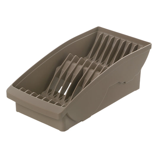 Richell Totono Shelf Dish Stand Mini Brown