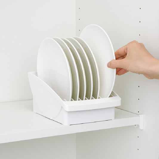 Richell Totono Shelf Dish Stand Regular White