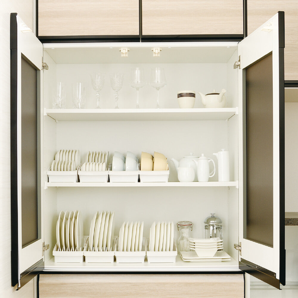 Richell Totono Shelf Dish Stand Regular White
