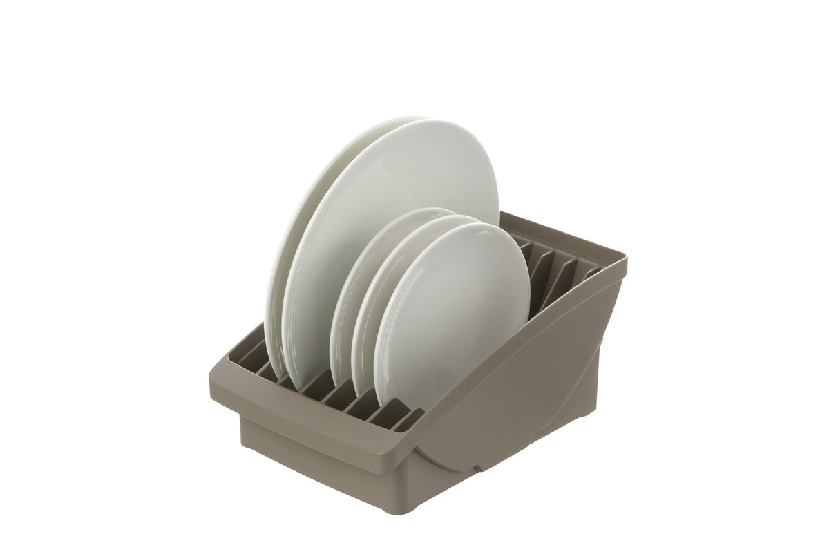 Richell Totono Shelf Dish Stand Regular Brown