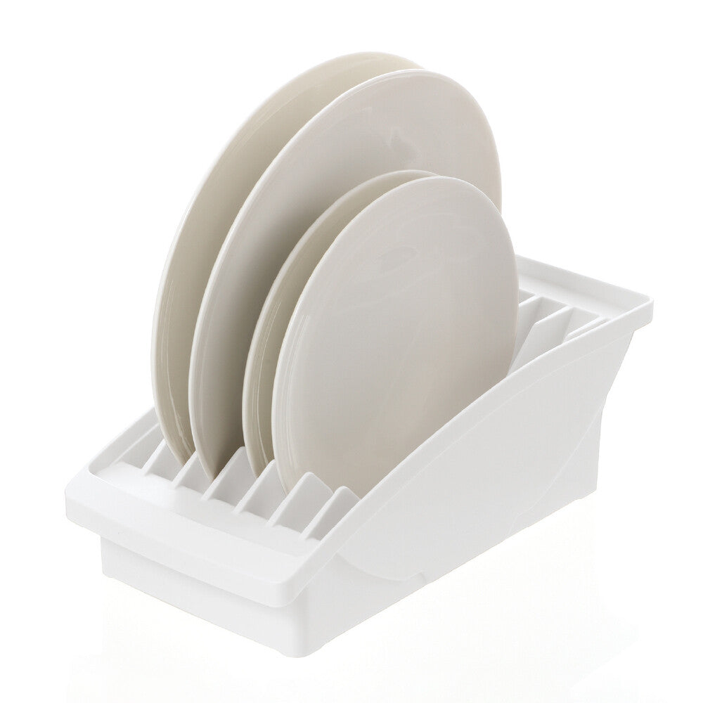Richell Totono Shelf Dish Stand Wide White