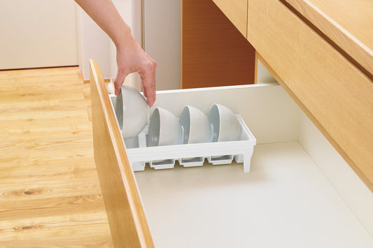 Richell Totono Shelf Bowl Stand White