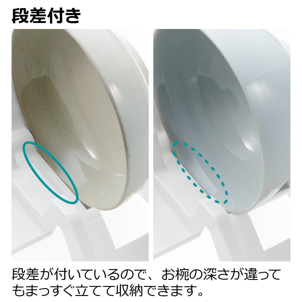 Richell Totono Shelf Bowl Stand White