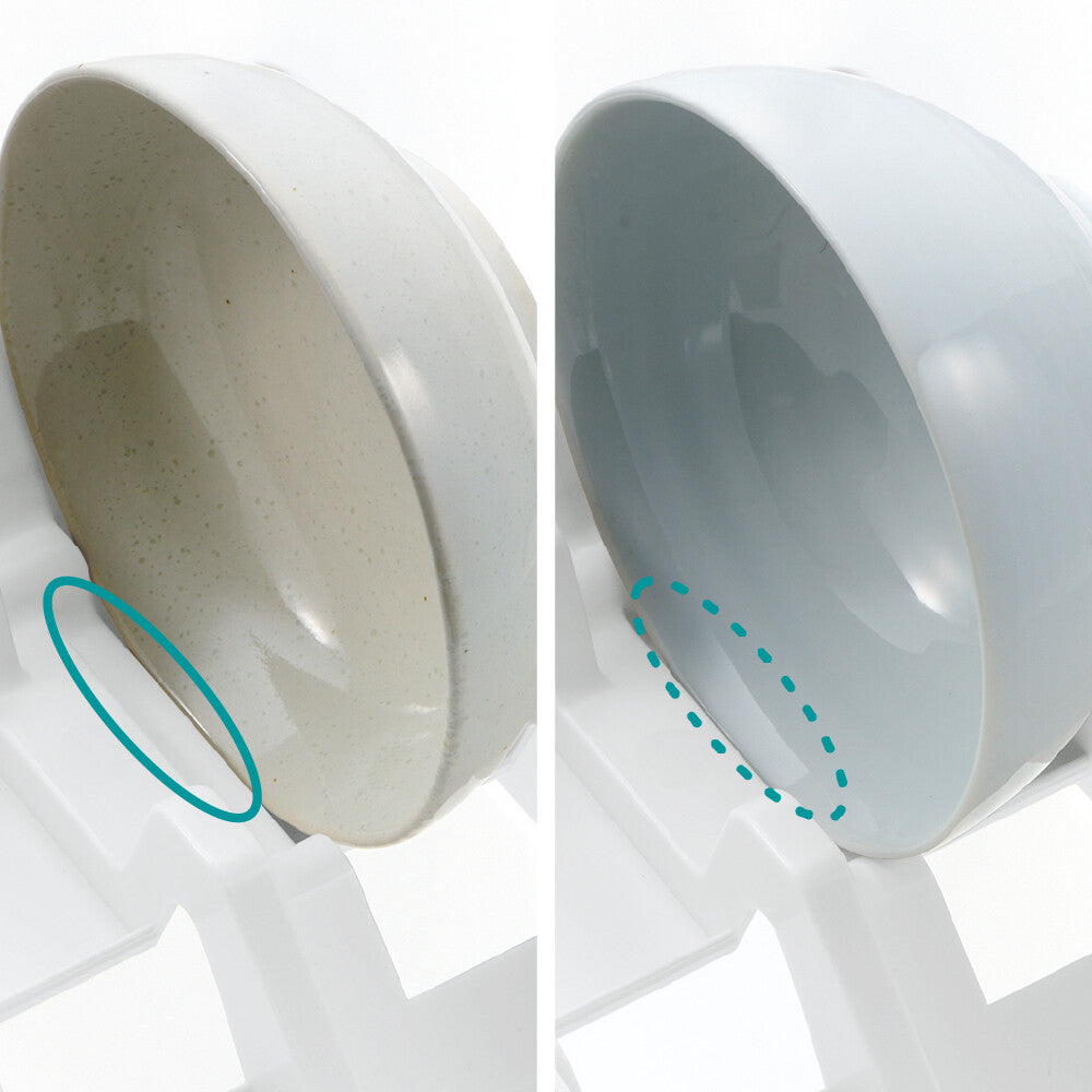 Richell Totono Shelf Bowl Stand White