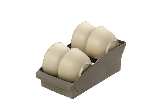 Richell Totono Shelf Bowl Stand Brown