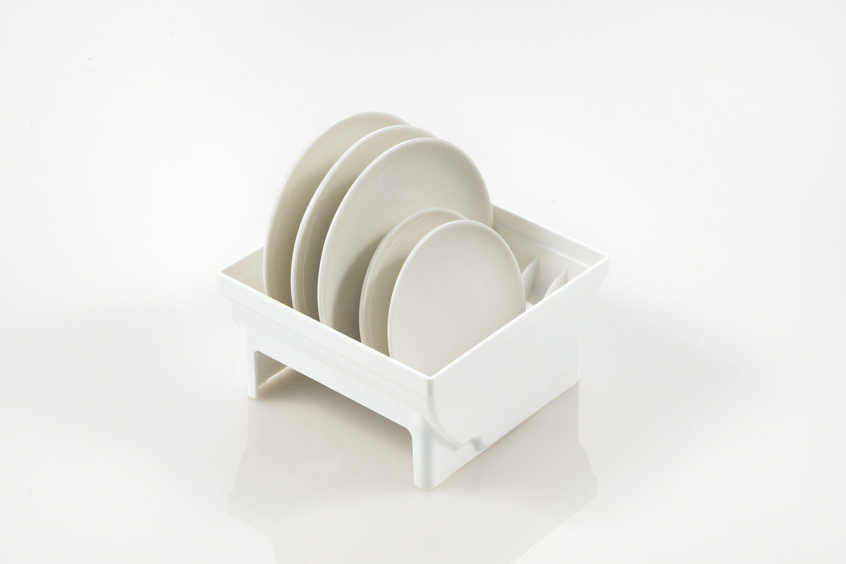 Richell Totono Drawer Dish Stand Mini White