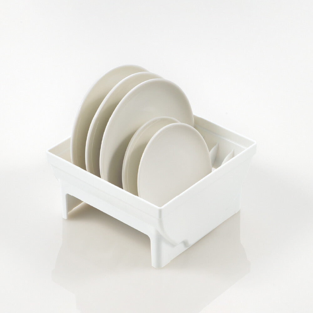 Richell Totono Drawer Dish Stand Mini White