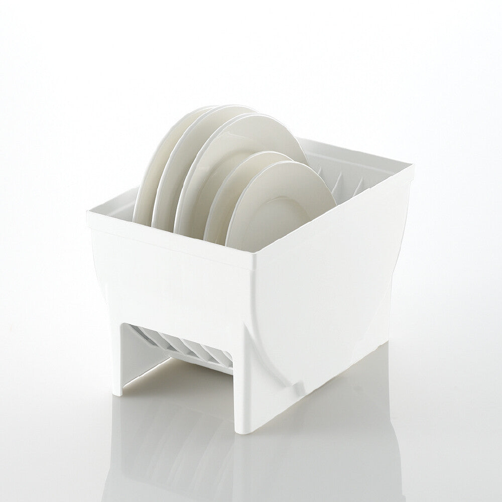Richell Totono Drawer Dish Stand White