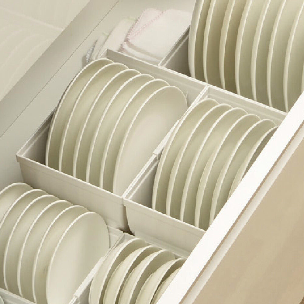 Richell Totono Drawer Dish Stand White